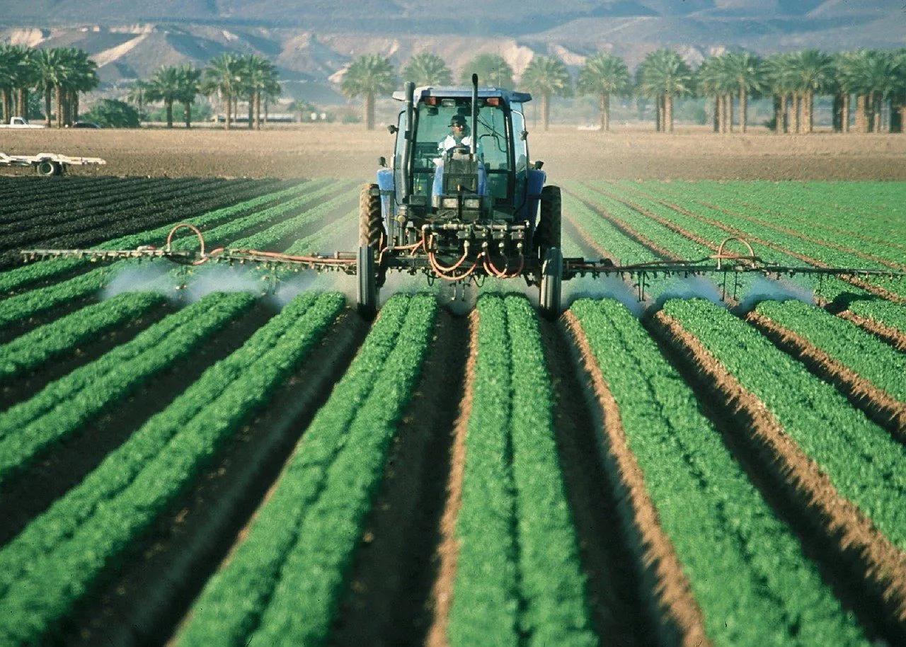 Pesticides are widely used in industrial farming.