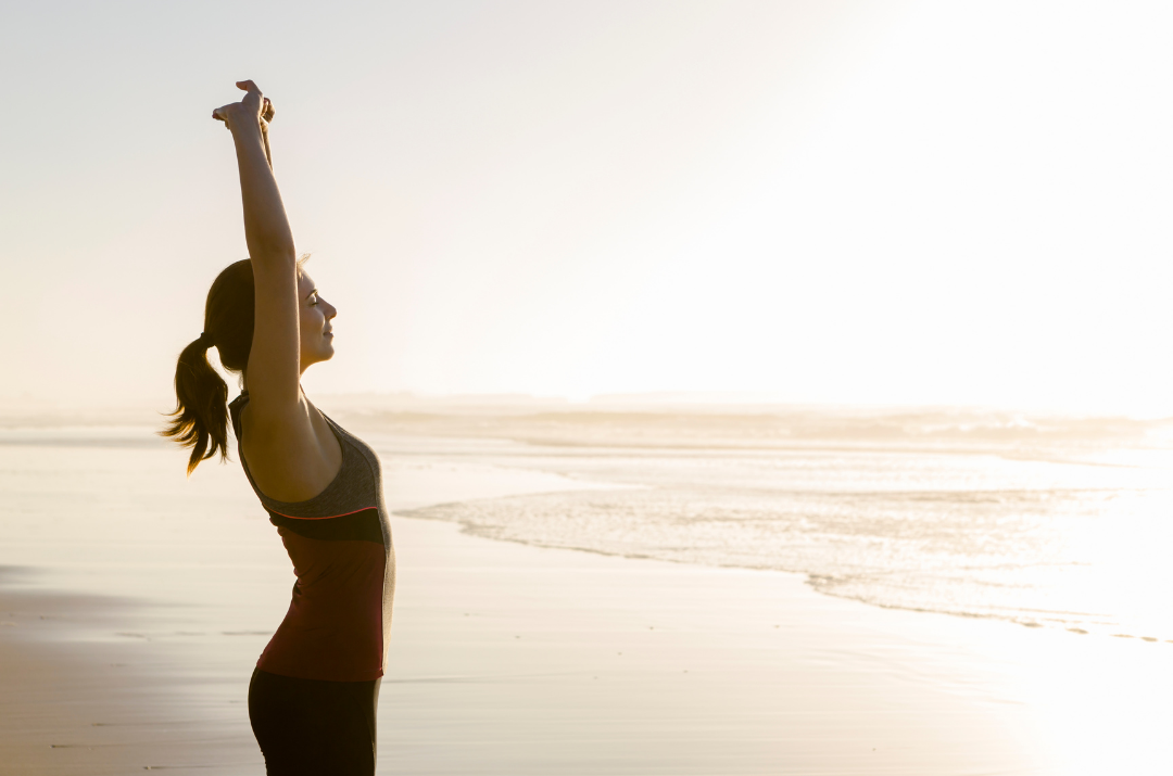 Woman Working Out in Nature - Lifestyle